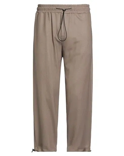Costumein Man Pants Taupe Size M Virgin Wool, Polyamide In Brown