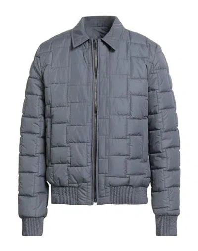 Costumein Man Puffer Grey Size 42 Polyamide In Gray