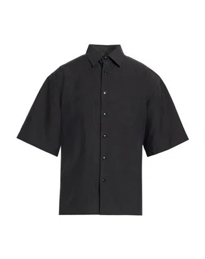 Costumein Man Shirt Black Size 40 Lyocell, Polyamide