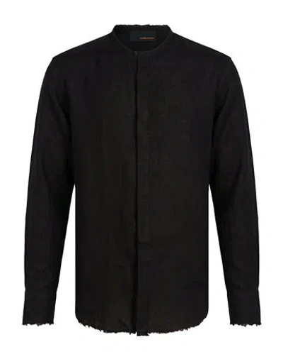 Costumein Man Shirt Black Size 42 Linen