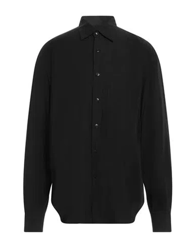 Costumein Man Shirt Black Size 42 Lyocell