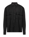 Costumein Man Shirt Black Size 42 Virgin Wool In Black