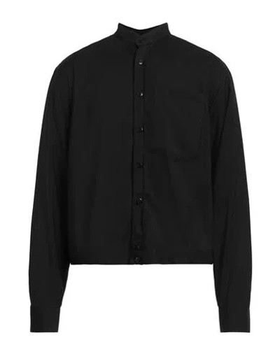 Costumein Man Shirt Black Size 38 Virgin Wool