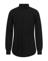Costumein Man Shirt Charcoal Size 44 Linen