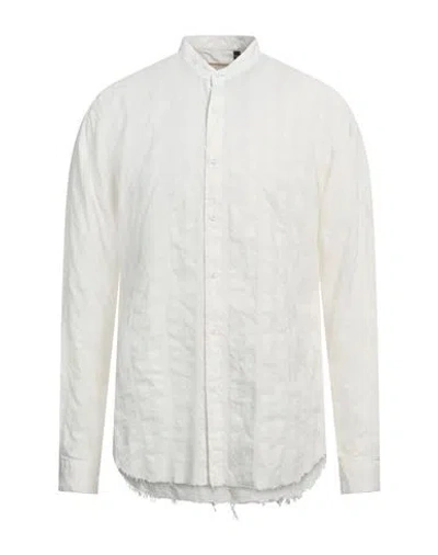 Costumein Man Shirt Ivory Size 42 Cotton In White