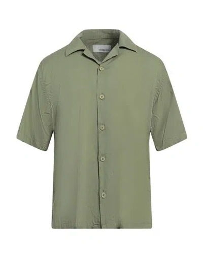 Costumein Man Shirt Light Green Size 44 Cotton