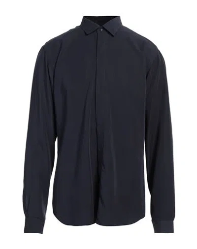 Costumein Man Shirt Midnight Blue Size 42 Lyocell