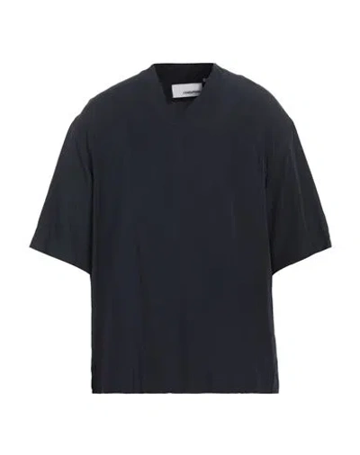Costumein Man Shirt Midnight Blue Size 42 Lyocell