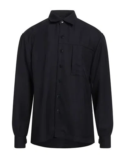 Costumein Man Shirt Midnight Blue Size 42 Virgin Wool