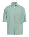 Costumein Man Shirt Sage Green Size 40 Virgin Wool