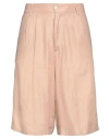 Costumein Linen Bermuda Shorts In Pink