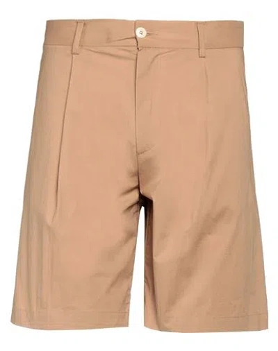 Costumein Man Shorts & Bermuda Shorts Camel Size 34 Cotton In Beige