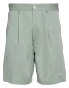 Costumein Man Shorts & Bermuda Shorts Sage Green Size 30 Cotton In Sage Green