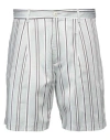 Costumein Man Shorts & Bermuda Shorts Sage Green Size 36 Cotton, Lyocell In Sage Green