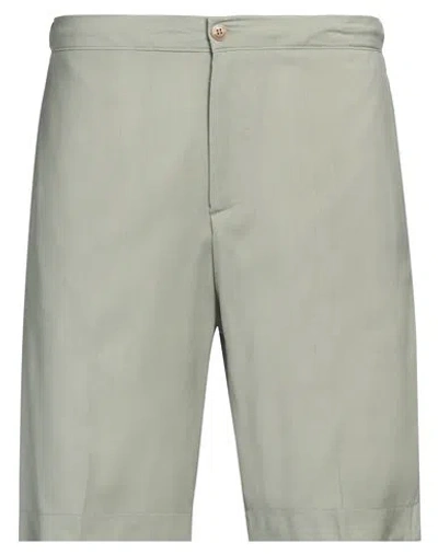 Costumein Man Shorts & Bermuda Shorts Sage Green Size 38 Virgin Wool
