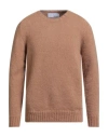 Costumein Man Sweater Camel Size M Superkid Mohair, Polyamide, Elastane In Brown