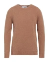 Costumein Man Sweater Camel Size Xl Mohair Wool, Polyamide, Elastane In Beige