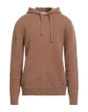 Costumein Man Sweater Camel Size Xl Mohair Wool, Polyamide, Elastane In Brown