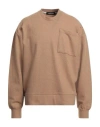 Costumein Man Sweater Sand Size 36 Virgin Wool, Polyamide In Beige