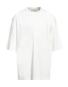 Costumein Slub-texture Linen T-shirt In White