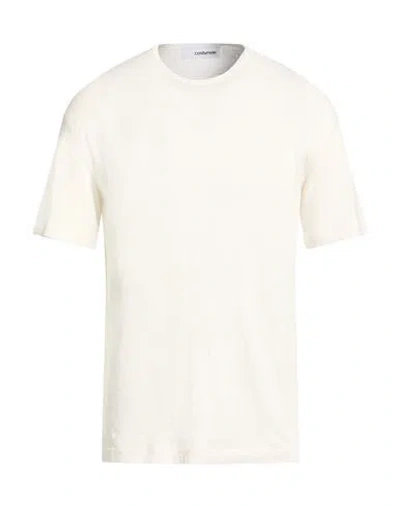 Costumein Man T-shirt White Size S Cotton