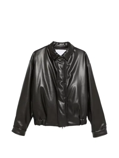 Costumein Marley Concealed-fastening Bomber Jacket In Brown