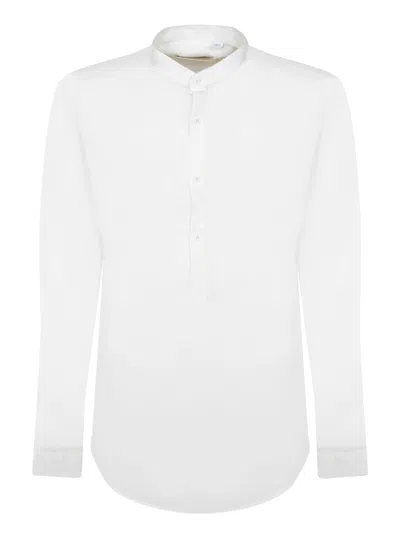 Costumein Martin White Shirt With Mandarin Collar