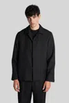 Costumein Mike Shirt In Black Wool In Black