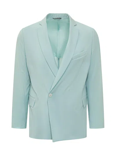 Costumein Mini Tailored Wool Blazer In Blue