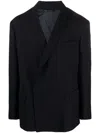 Costumein Notch-lapels Single-breasted Blazer In Blue
