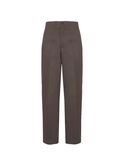 Costumein Oversized Fit Trousers In Brown