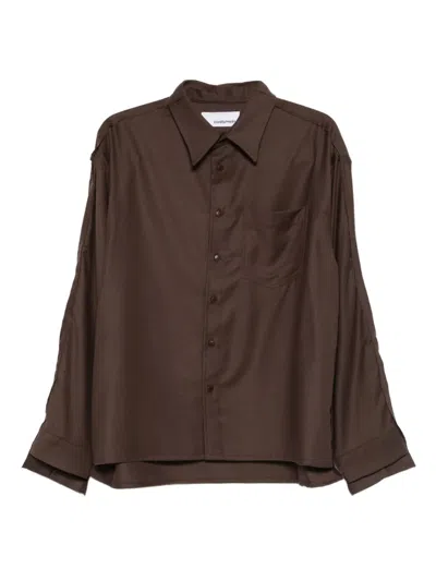 Costumein Patch-pocket Shirt In Brown