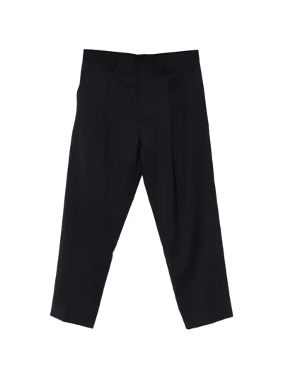 Costumein Pleated Straight Trousers In Black