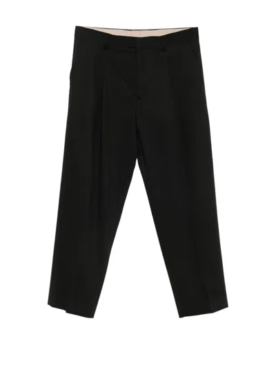 Costumein Pleated Tailored Trousers In Black