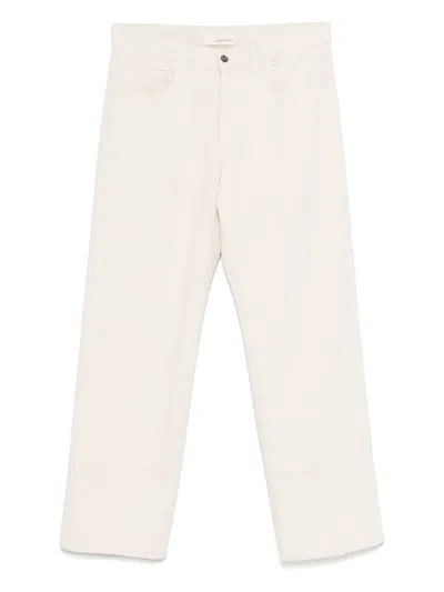 Costumein Plus Straight Jeans In Neutrals