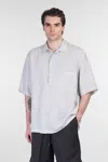 Costumein Polx Polo In Black Linen