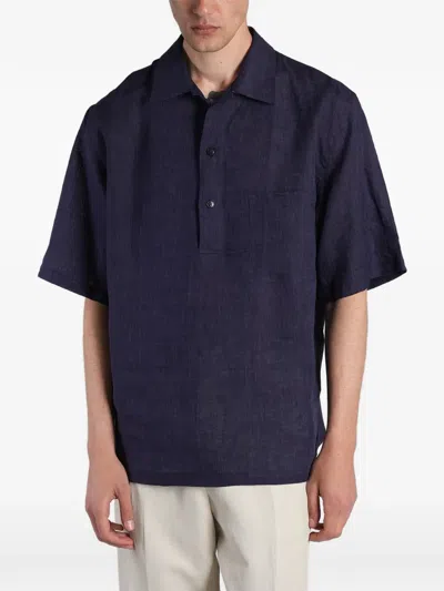 Costumein Polx Short-sleeve Polo Shirt In Blue