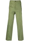 COSTUMEIN PRESSED-CREASE STRAIGHT-LEG TROUSERS