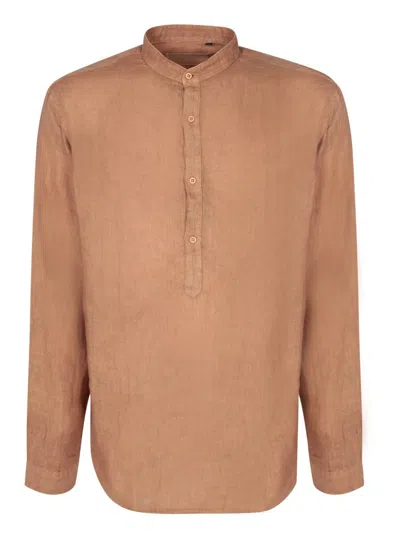 Costumein Martin Linen Shirt In Beige