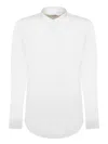 Costumein Martin White Shirt With Mandarin Collar In White
