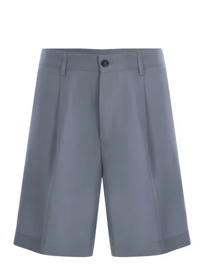 Costumein Shorts  Visentin Made Of Fresh Wool In Blue
