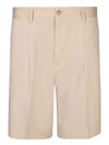 Costumein Visentin Light Beige Bermuda Shorts In Neutral