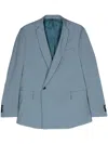 Costumein Single-breasted Virgin Wool Blazer In Blue
