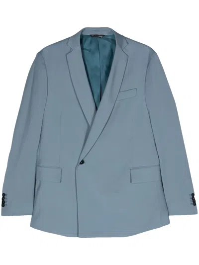Costumein Single-breasted Virgin Wool Blazer In Blue
