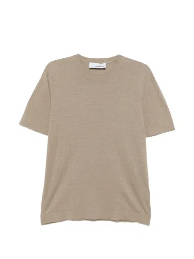 Costumein Sofia Short-sleeve Top In Brown