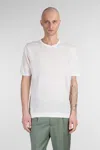 Costumein Sofia T-shirt In Beige Linen In Beige