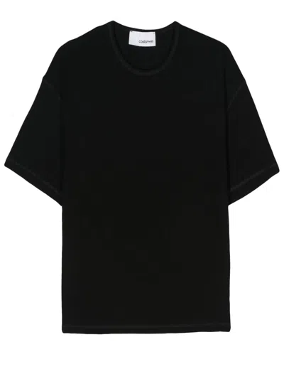Costumein Liam Linen T-shirt In Black