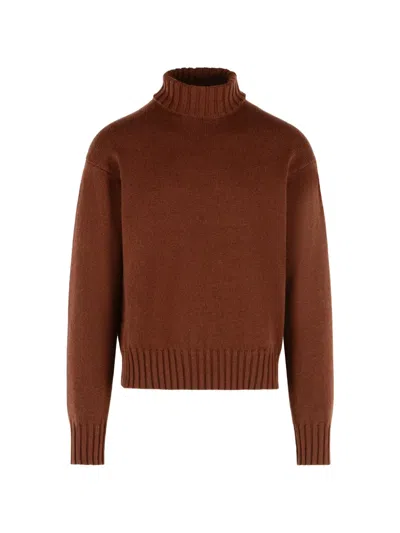 Costumein Tage Ribbed-trim Sweater In Brown