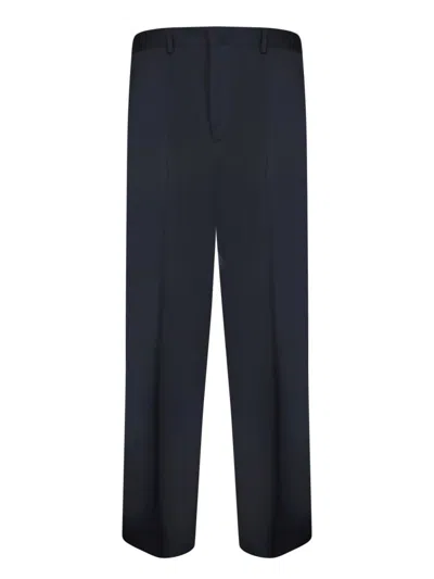 Costumein Tailored Blue Trousers In Black