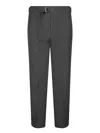 Costumein Black Drawstring Trousers In Blue